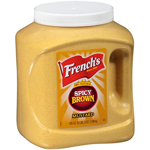 Frenchs Spicy Brown Mustard, 105 oz