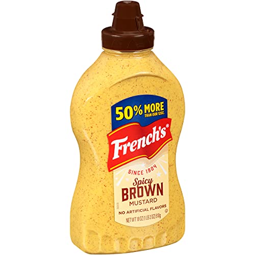 Frenchs Spicy Brown Mustard, 18 oz