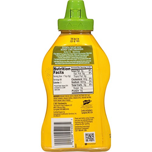 Frenchs True Organics Classic Yellow Mustard, 12 Oz Pack Of 12