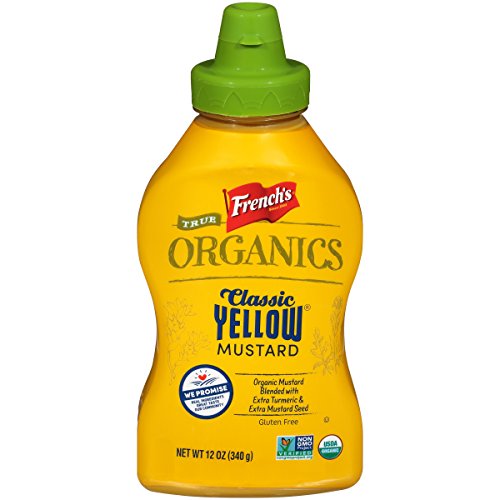 Frenchs True Organics Classic Yellow Mustard, 12 Oz Pack Of 12