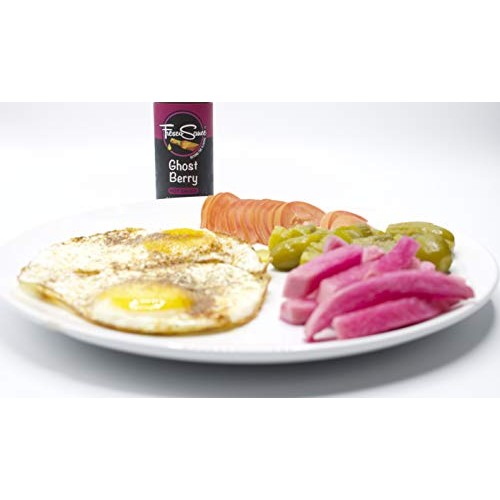 Fresco Sauce - Ghost Berry Hot Sauce - Ghost Pepper - Blackberry