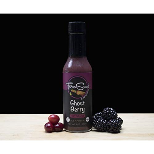 Fresco Sauce - Ghost Berry Hot Sauce - Ghost Pepper - Blackberry