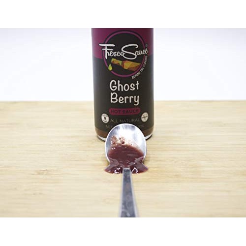 Fresco Sauce - Ghost Berry Hot Sauce - Ghost Pepper - Blackberry