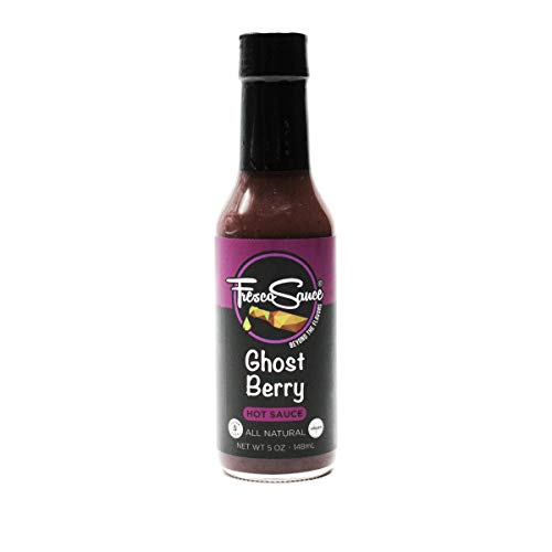Fresco Sauce - Ghost Berry Hot Sauce - Ghost Pepper - Blackberry