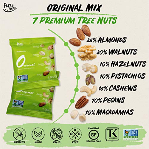 Daily Fresh Healthy Mix Original, 1 Oz Bag- Pack Of 24 Total 24