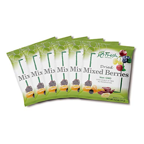 Fresh Elements Dried Mixed Berries, 1.2Oz Pack, Preservative Fre
