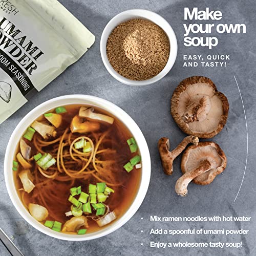 Fresh Finest Umami Powder, Shiitake Mushroom Seasoning Powder, M...