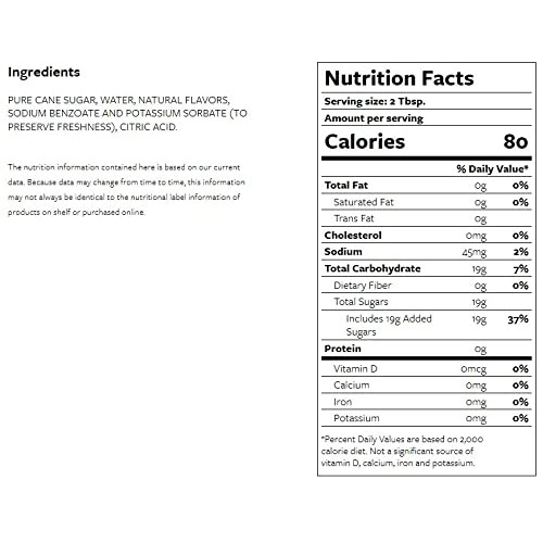 Torani White Chocolate Syrup for Coffee 25.4 Ounces Syrups for C...