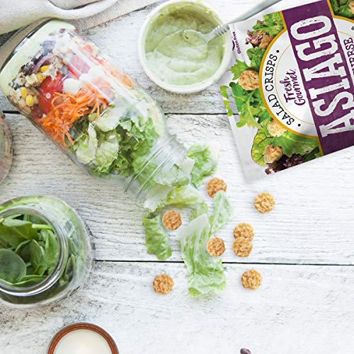 Fresh Gourmet Asiago Cheese Crisps | 1.76 Ounce, Pack Of 12 | 10