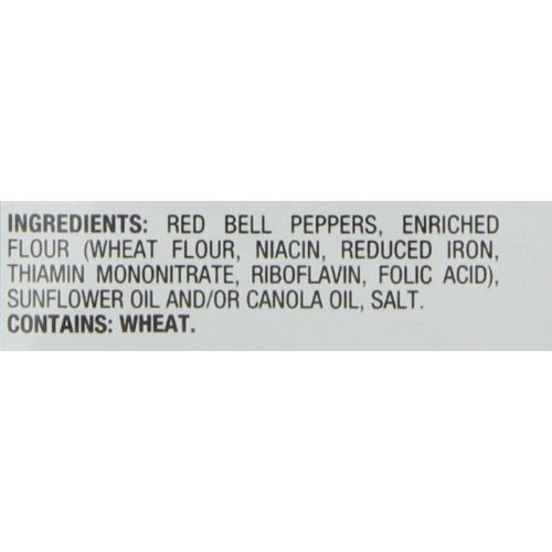 Fresh Gourmet Crispy Red Peppers, Lightly Salted, 3.5-Ounce Pac