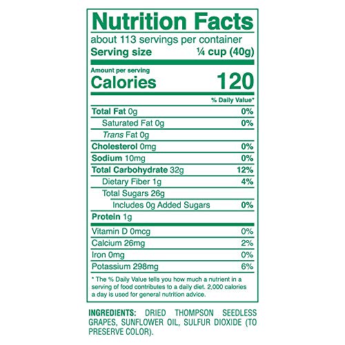 Fresh Gourmet Golden Seedless Raisins, 10 Pound