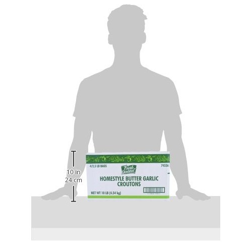 Fresh Gourmet Homestyle Croutons, Butter &Amp; Garlic , 2.5 Pound,