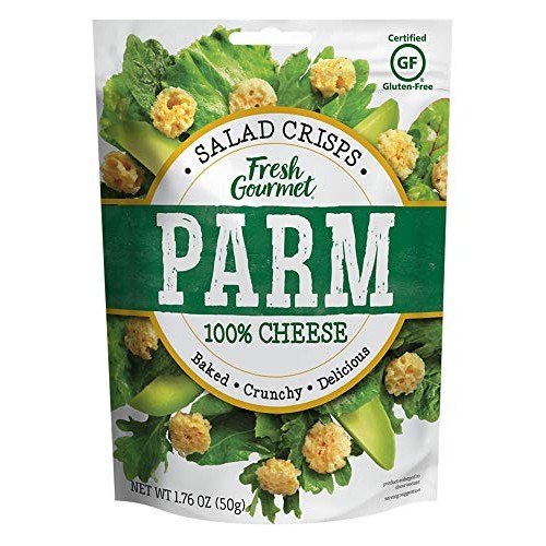 Fresh Gourmet Parmesan Cheese Crisps – 1.76 Ounce, 12 Pack – 100