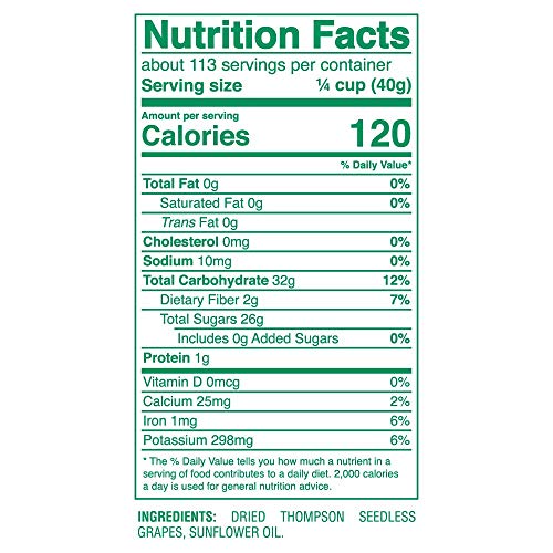 Fresh Gourmet Thompson Seedless Raisins, 10 Pound