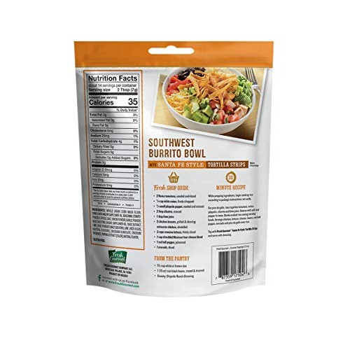 Fresh Gourmet Tortilla Strips, Santa Fe Style, 3.5 Ounce Pack O