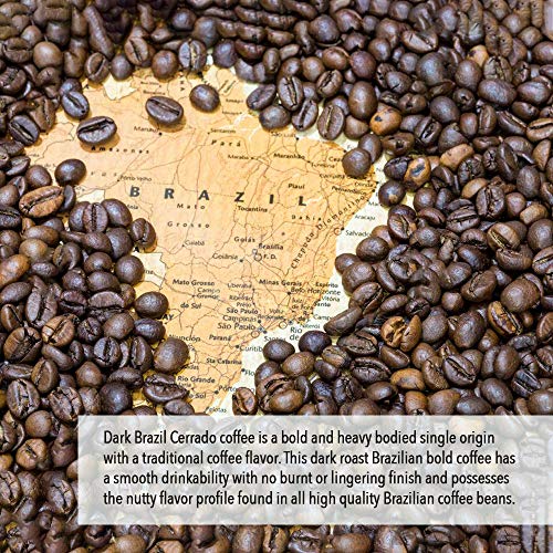 Fresh Roasted Coffee Llc, Dark Brazilian Cerrado, Medium-Dark Ro