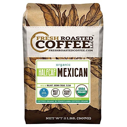 Fresh Roasted Coffee Llc, Organic Swiss Water Half Caf Mexican C
