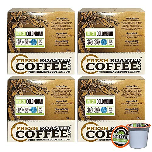 Fresh Roasted Coffee Llc, Swiss Water Half Caf Colombian Coffee