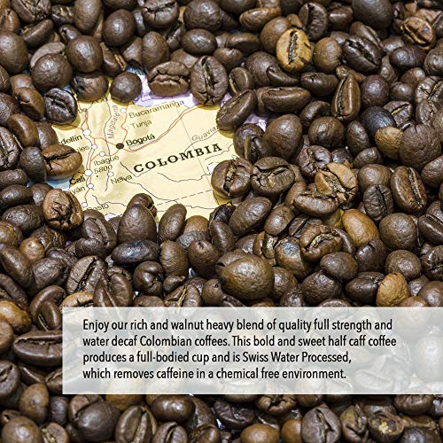 Fresh Roasted Coffee Llc, Swiss Water Half Caf Colombian Coffee