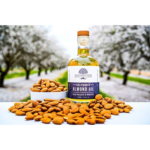 Fresh Vintage Farms, Almond Oil, Cold Press &Amp; Roasted, Californi