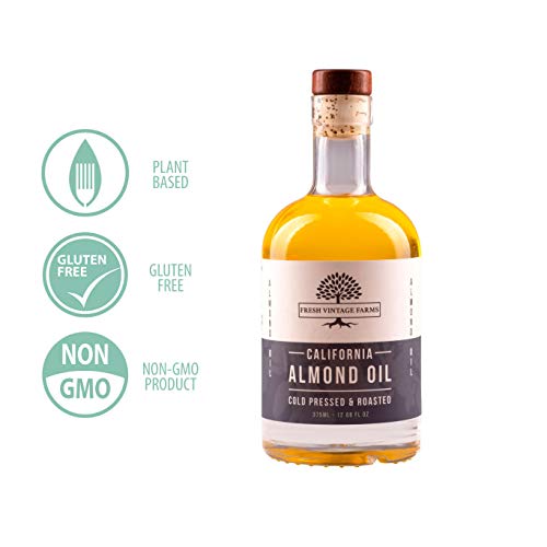 Fresh Vintage Farms, Almond Oil, Cold Press &Amp; Roasted, Californi
