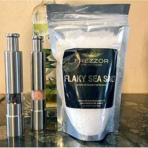 Frezzor Mineral-Rich Flaky Sea Salt, Made In New Zealand, Kosher