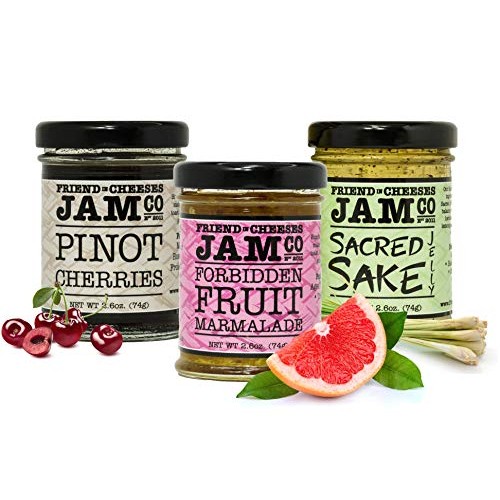 Friend In Cheeses Cocktail Trio Jam Gift Set - Pinot Cherries, F