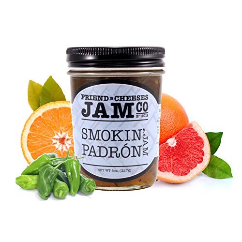 Friend In Cheeses Smokin Padron Jam - Hot Pepper Jam - Padron Pe