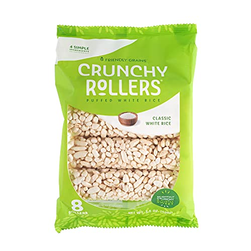 Friendly Grains - Crunchy Rollers - Organic Rice Snacks, Crispy ...