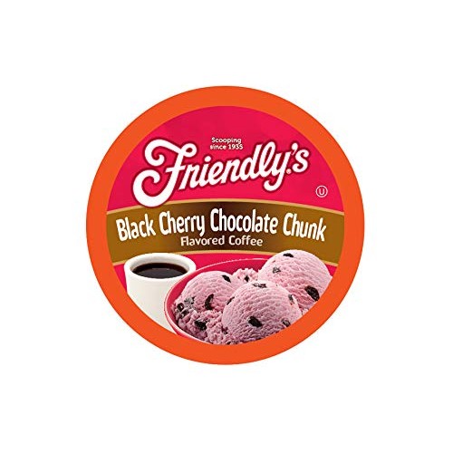 Friendlys Cherry Chocolate Flavored Coffee Pods For Keurig K Cu