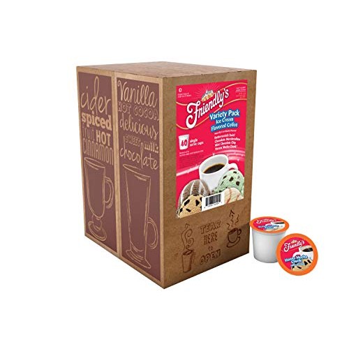 Friendlys Ice Cream Flavored Coffee Variety Pack Sampler Pods F