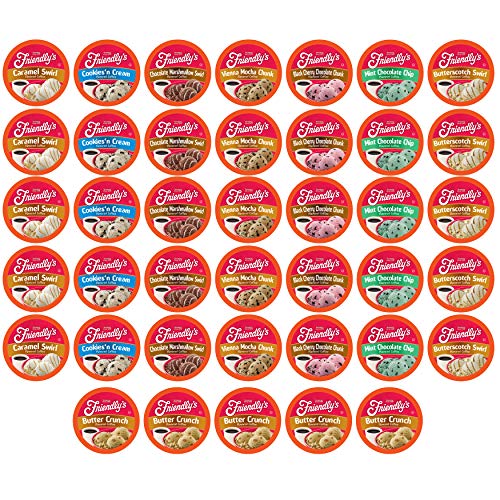 Friendlys Ice Cream Flavored Coffee Variety Pack Sampler Pods F