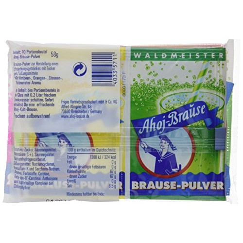 Frigeo Ahoj-Brause Brause-Pulver 10Er Pack