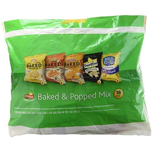 Frito-Lay 18 Piece Vp Mix, Baked &Amp; Popped, 15 Ounce