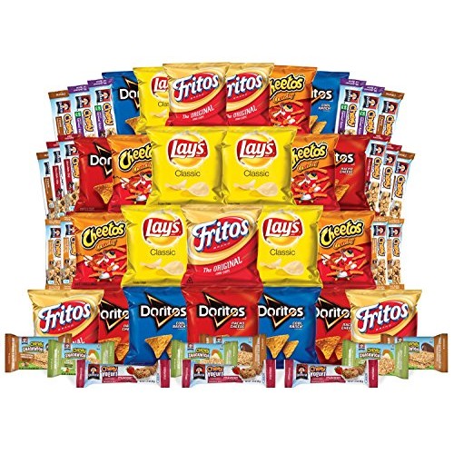 Frito-Lay and Quaker Lunch Box Builder, Variety Box of Chips, Sn...