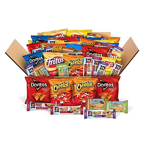 Frito-Lay and Quaker Lunch Box Builder, Variety Box of Chips, Sn...