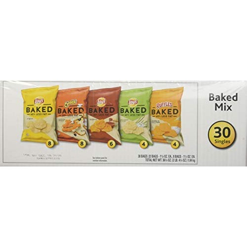 Frito Lay Baked &Amp; Popped Mix 30 Piece Variety Pack