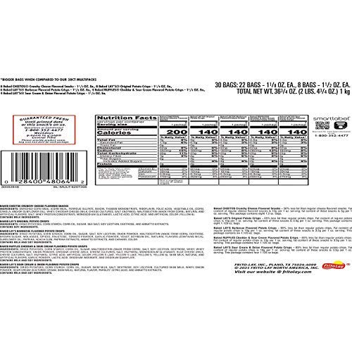 Frito-Lay Baked Mix Variety Pack 30 Count 2 Pack
