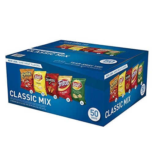 Frito Lay Big Grab Classic Mix Variety Chips, 50Ct.