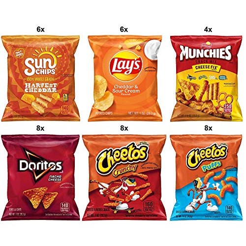 Frito Lay Cheesy Mix Variety Pack, 40 Count