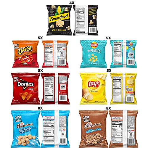 Frito Lay Chips &Amp; Cookies Snack Time Mix, 40 Pack
