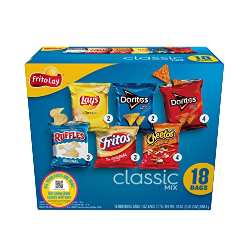 Frito-Lay Classic Mix Variety Pack, 18 Pack Assortment May Vary