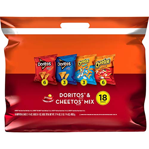 Frito-Lay Doritos &Amp; Cheetos Mix Variety Pack, 18 Count