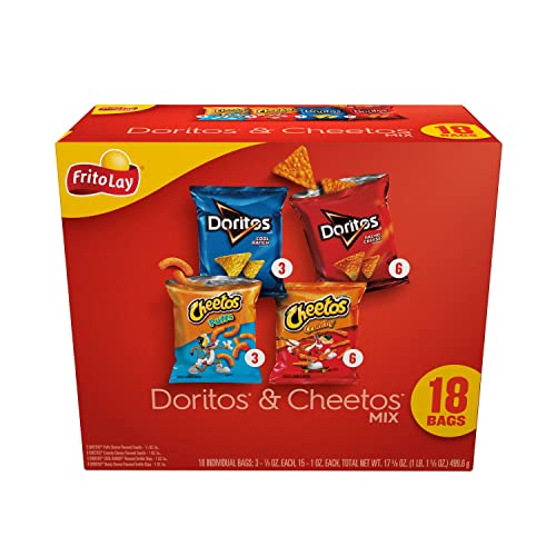 Frito-Lay Doritos &Amp; Cheetos Mix Variety Pack, 18 Pack