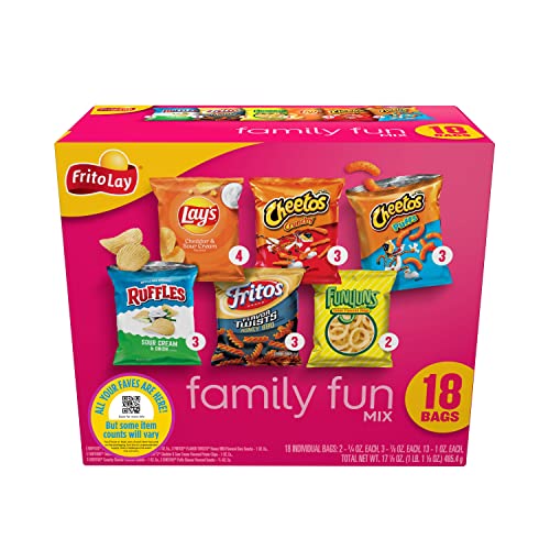 Frito-Lay Family Fun Mix Variety Pack 18 Pack Assortment May