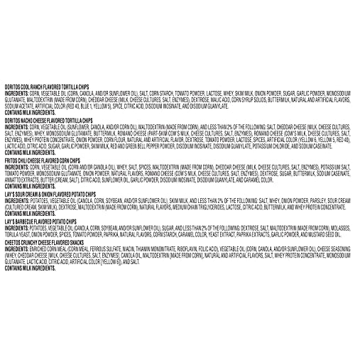 Frito-Lay Flavor Mix Variety Pack, 18 Pack Assortment May Vary