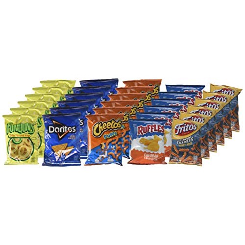 Frito Lay Premiere Mix Chips And Snacks 30 Piece Variety Pack, 6