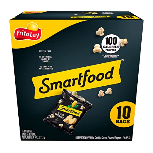 Frito-Lay Smartfood Popcorn, White Cheddar, 10 Count