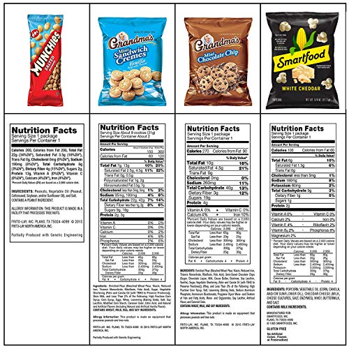 Sweet &Amp; Salty Snacks Variety Box, Mix Of Cookies, Crackers, Chip