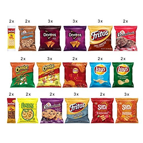 Ultimate Snacks Care Package, Flavor Variety Assortment Of Chips